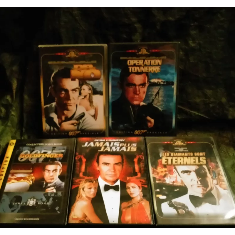 James Bond 007 Pack 5 Films DVD Sean Connery