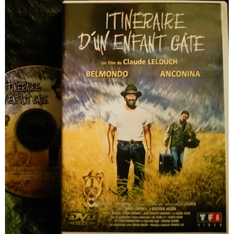 DVD Itinéraire d'un enfant gâté - Lelouch Belmondo Anconina Film 1988