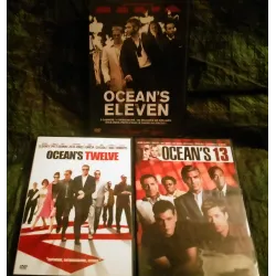 DVD ou Blu-ray Ocean's 11 - 12 - 13 - Pack ou Coffret 3 Films Clooney Pitt Damon Roberts Pacino Cassel