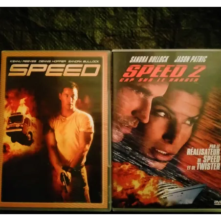 Speed 1 et 2 - Pack 2 Films DVD de Bont - Reeves - Hopper - Bullock
