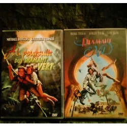 DVD A la poursuite du diamant vert + Le diamant du Nil - Pack 2 Films Douglas DeVito