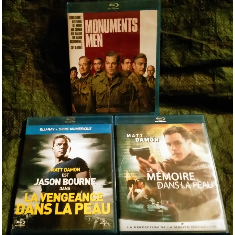 Matt Damon Pack 3 Films Blu-ray