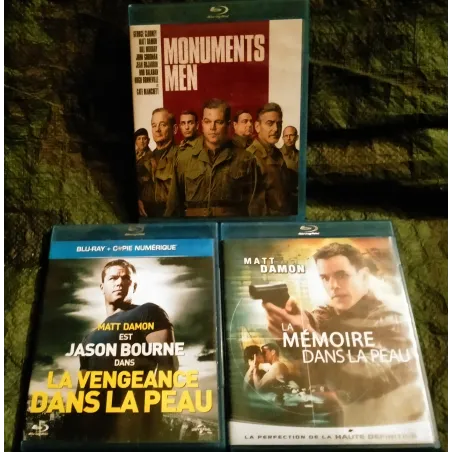 Matt Damon Pack 3 Films Blu-ray