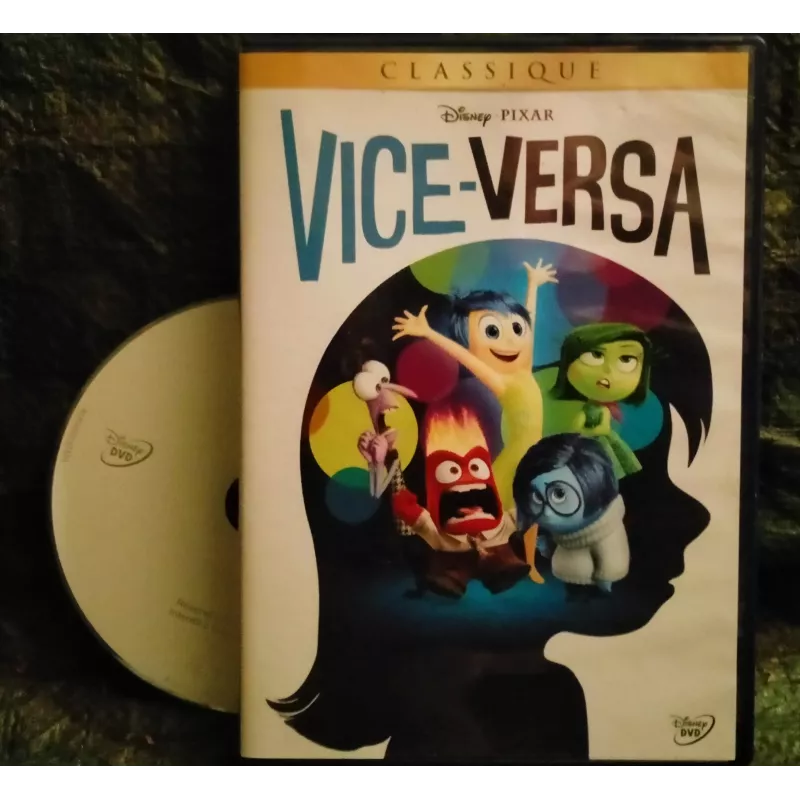 DVD Vice-versa - Film Animation Walt Disney Pixar 2015
