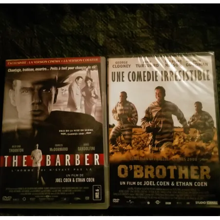 Les Frères Coen Pack 2 Films DVD The Barber O'Brother