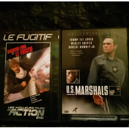 Le Fugitif + U.S. Marshals Pack 2 Films DVD Ford - Jones
