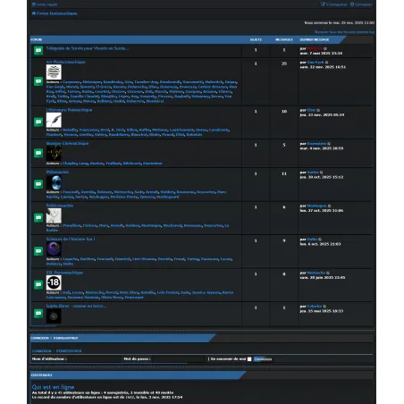 Accès au Forum fantomachique