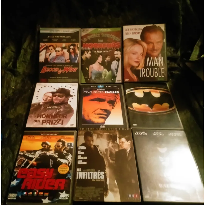 Jack Nicholson Pack 9 Films DVD
