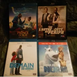 Blu-ray Omar Sy Pack 4 Films De l'autre côté du périph Le prince oublié Norm