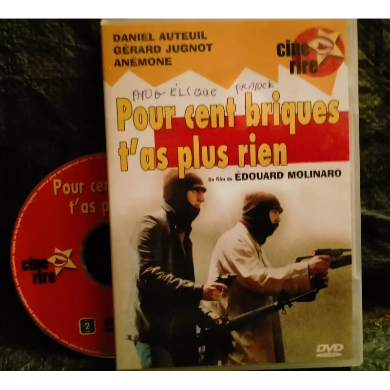 Pour cent briques t'as plus rien - Édouard Molinaro - Daniel Auteuil - Gérard Jugnot  Film DVD 1982