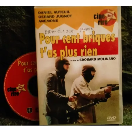Pour cent briques t'as plus rien - Édouard Molinaro - Daniel Auteuil - Gérard Jugnot  Film DVD 1982