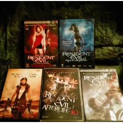 Resident Evil Pack 2 ou 5 Films DVD ou Blu-ray Jovovic