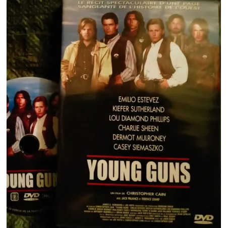 Young guns - Cain - Estevez - Sutherland - Diamond Phillips Film DVD 1988