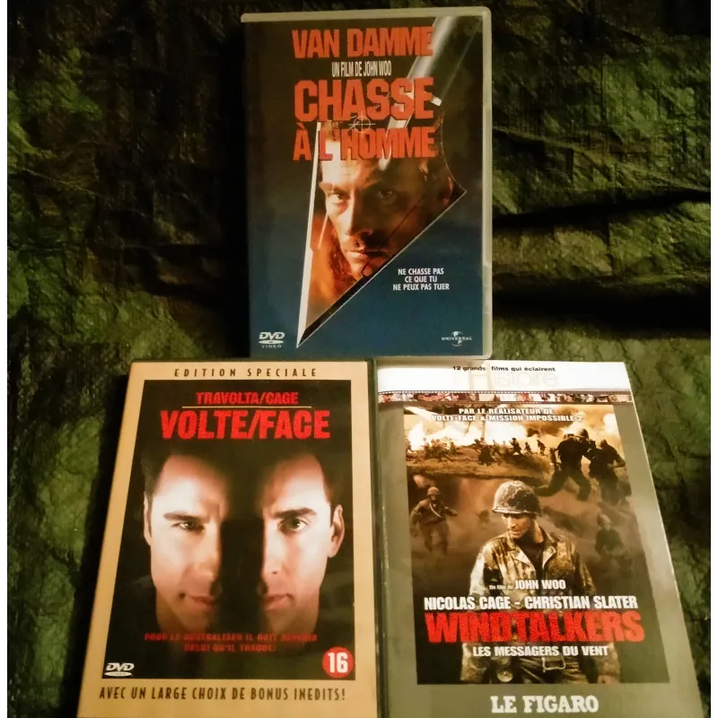 John Woo Pack 3 Films DVD