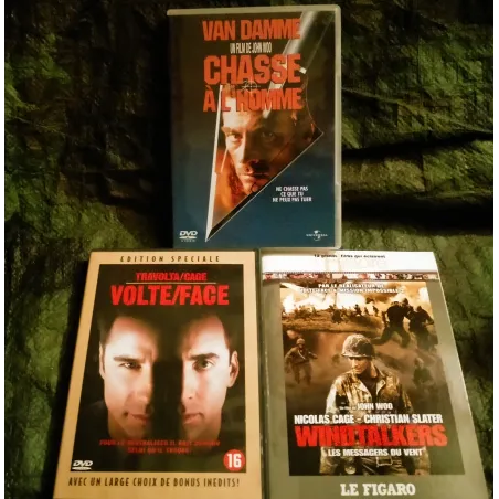 John Woo Pack 3 Films DVD