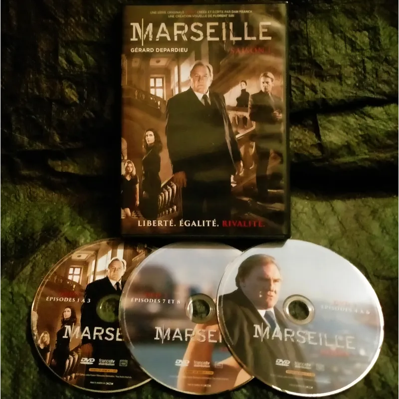 Coffret 3 DVD Marseille Saison 1 - Siri Depardieu Magimel Farès Mini Série 2016