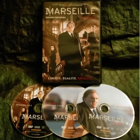 Coffret 3 DVD Marseille Saison 1 - Siri Depardieu Magimel Farès Mini Série 2016
