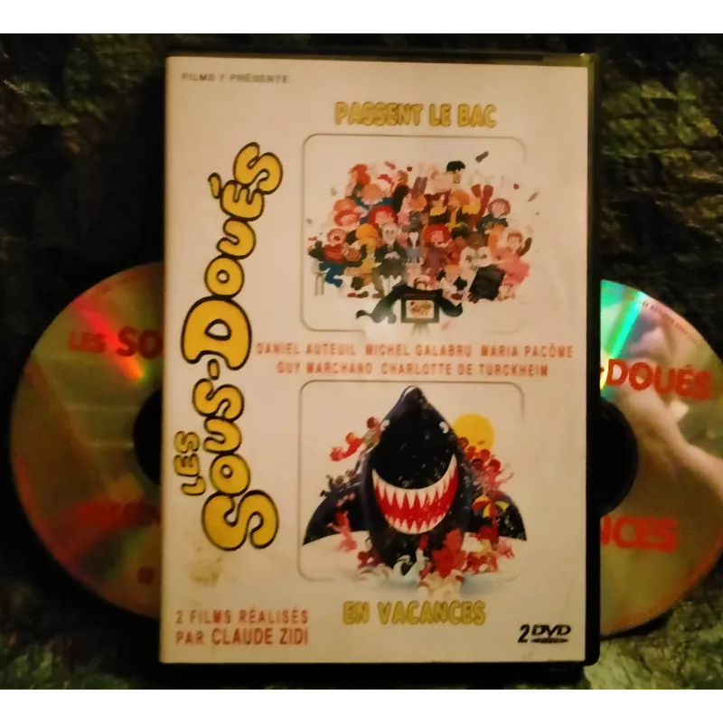 Les sous-doués passent le bac
Les sous-doués en vacances
édition 2 Films DVD Zidi - Auteuil - Galabru