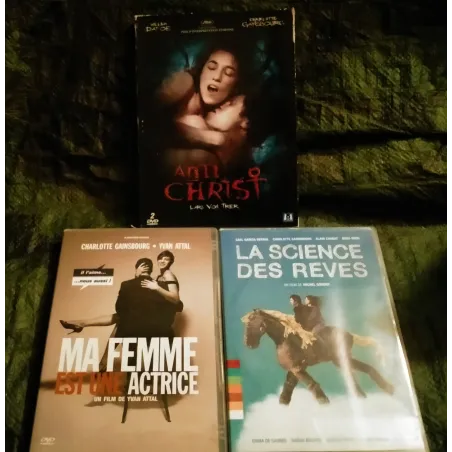Charlotte Gainsbourg Pack 3 Films DVD