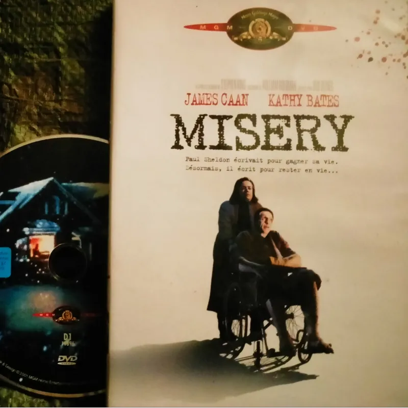 Misery - Rob Reiner - James Caan - Lauren Bacall Film DVD 1990
