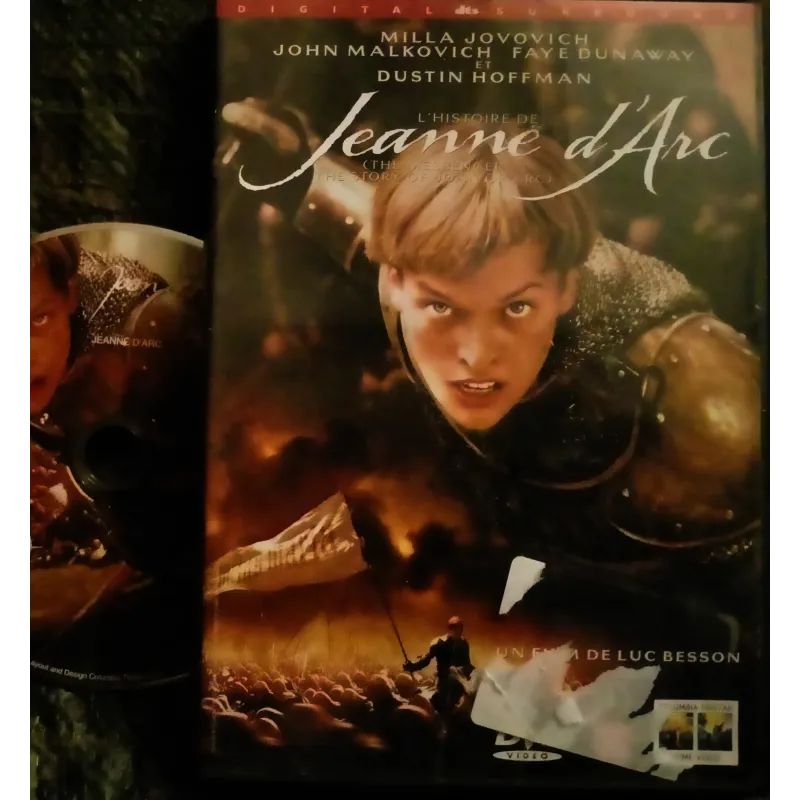 Jeanne d'Arc - Besson - Jovovich - Malkovich - Dunaway - Cassel - Hoffman Film DVD 1999