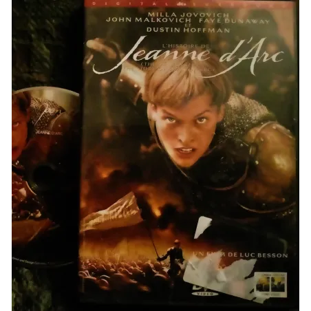 Jeanne d'Arc - Besson - Jovovich - Malkovich - Dunaway - Cassel - Hoffman Film DVD 1999