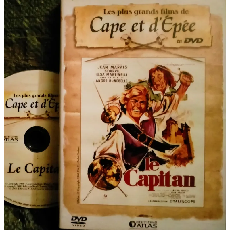 Le Capitan - Hunebelle Marais Bourvil Film DVD 1960