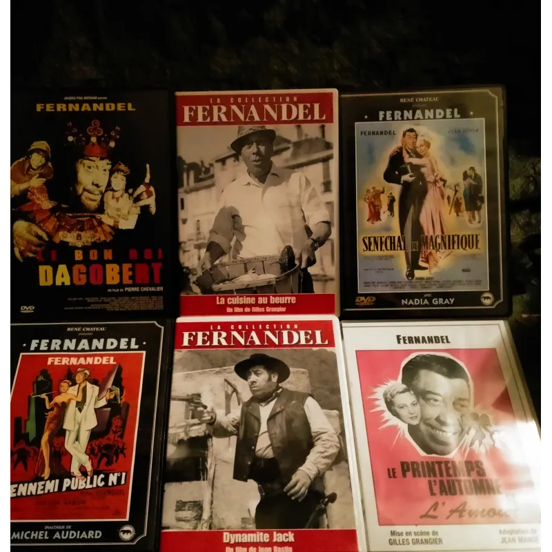DVD Fernandel Pack 6 Films