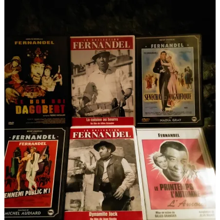 DVD Fernandel Pack 6 Films
