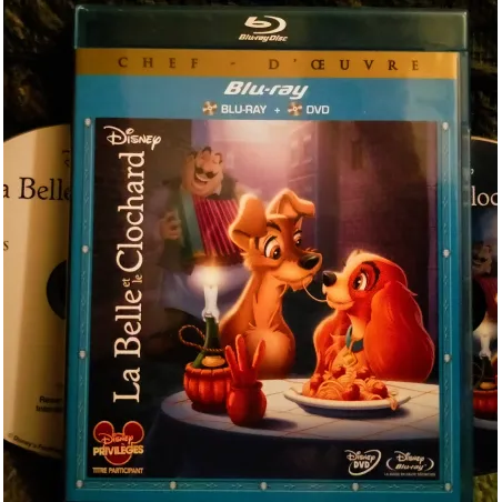 La belle et le clochard - Geronimi - Walt Disney Film DVD + Blu-ray 1955