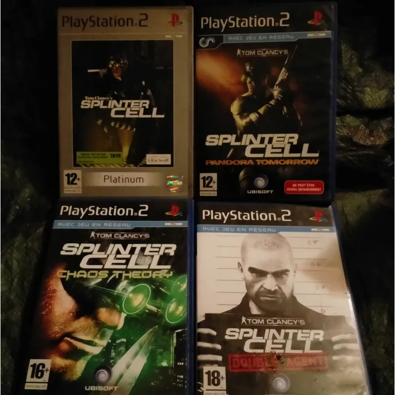 Splinter Cell Pack 4 Jeux Video PS2