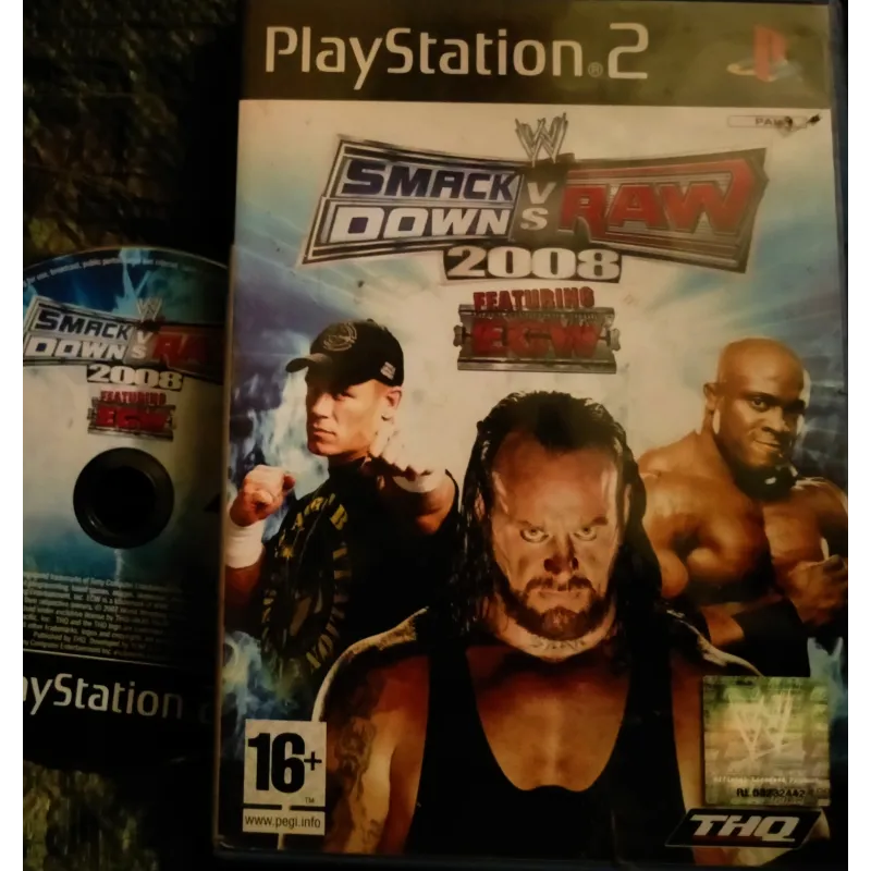Smackdown vs Raw 2008 - Jeu Video PS2