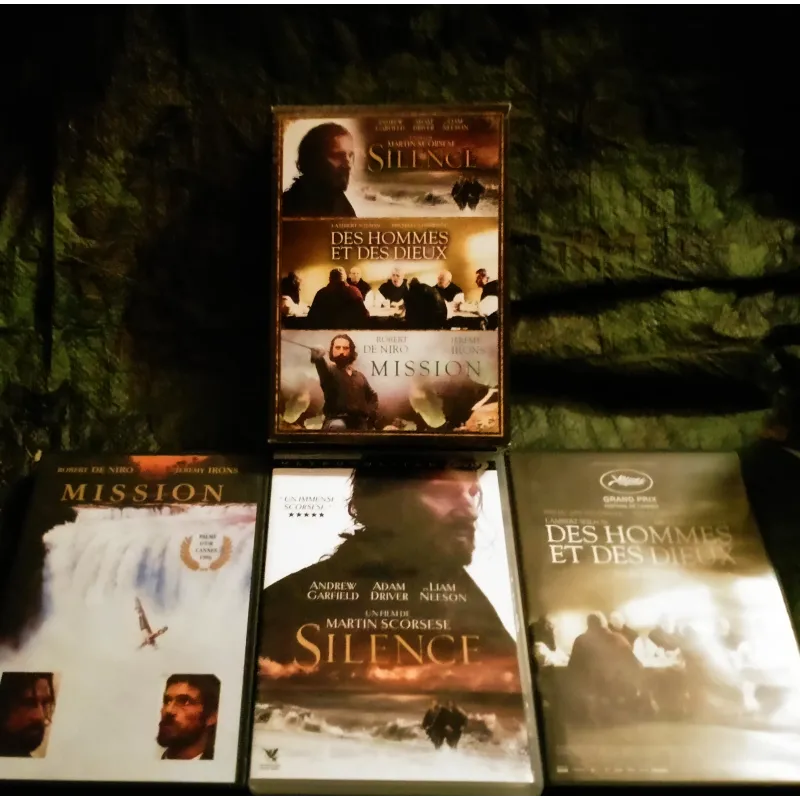 Silence  + Mission + Des hommes et des dieux - Coffret 3 Films DVD De Niro - Neeson