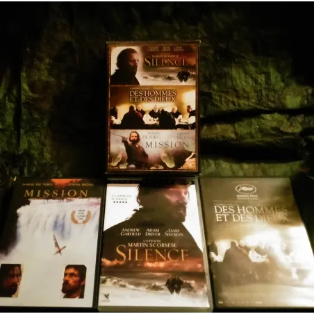 Silence  + Mission + Des hommes et des dieux - Coffret 3 Films DVD De Niro - Neeson