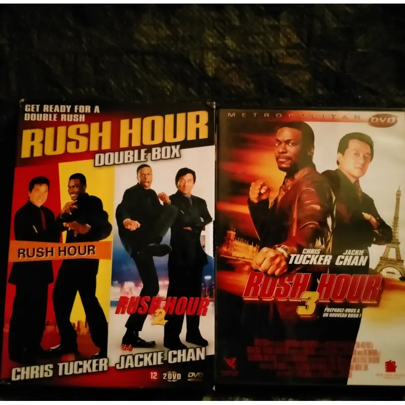 Rush Hour Trilogie Pack 3 Films DVD Jackie Chan - Chris Tucker
