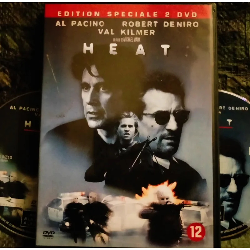 Heat - Mann - De Niro - Pacino - Kilmer Film DVD 1995