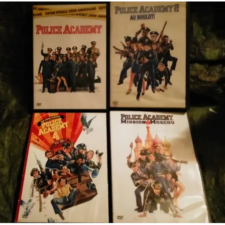 Police Academy Pack 4 Films DVD steve Guttenberg