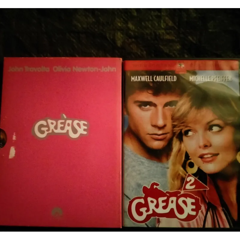 Grease 1 et 2 - Pack 2 Films DVD Travolta - Pfeiffer