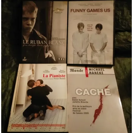 Michael Haneke Pack 4 Films DVD Magimel - Huppert