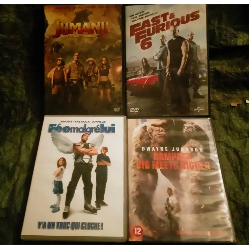 Dwayne Johnson Pack 4 Films DVD