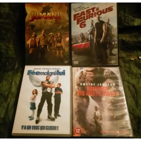 Dwayne Johnson Pack 4 Films DVD