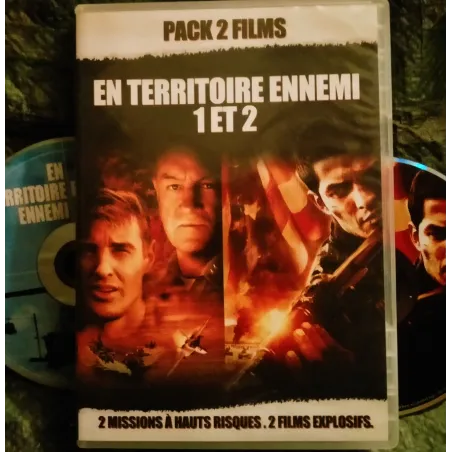 En territoire ennemi 1 et 2 - Pack 2 Films DVD Moore - Hackman - Owen
