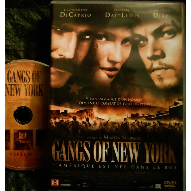 Gangs of New York - Scorsese - DiCaprio - Day-Lewis - Díaz - Neeson  Film DVD ou Coffret 2 DVD 2002
