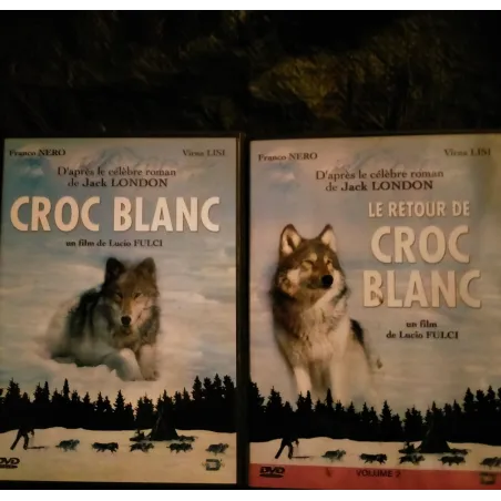 Croc-Blanc + Le retour de Croc-blanc Pack 2 Films DVD VF Fulci Nero