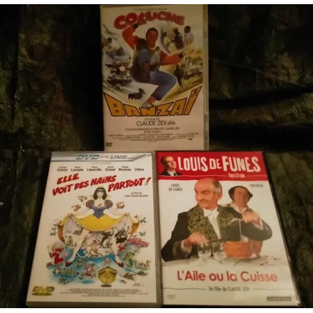 Coluche Pack 3 Films DVD