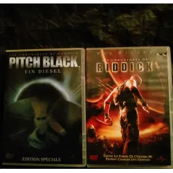 Pitch black + Les chroniques de Riddick - Pack 2 Films DVD Twohy -  Diesel
