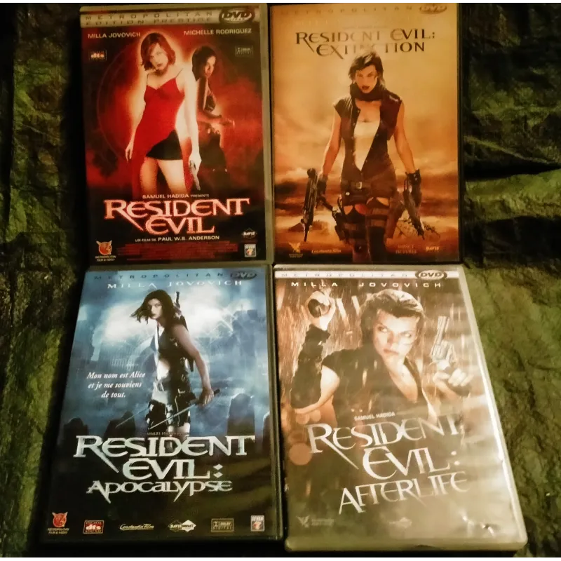 Resident Evil Pack 4 Films DVD Milla Jovovic