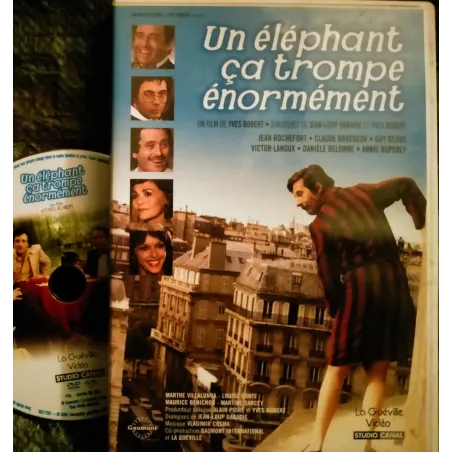 Un éléphant ça trompe énormément - Yves Robert - Rochefort - Brasseur - Bedos - Lanoux Film DVD 1976