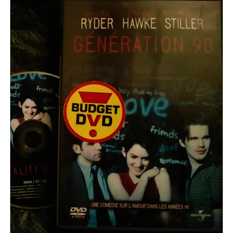 Génération 90 - Stiller - Hawke - Ryder Film DVD 1994