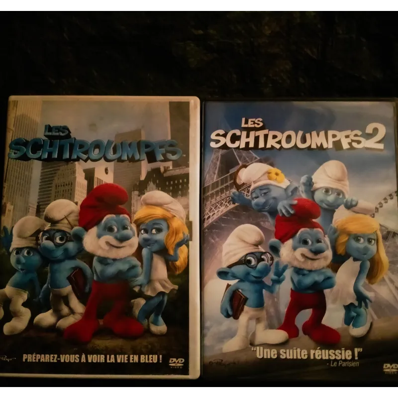 Les Schtroumpfs  1 et 2 - Pack 2 Films DVD Animation